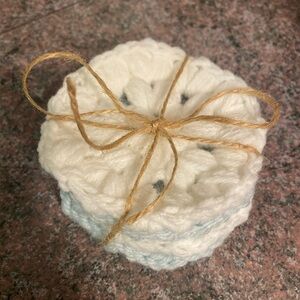 Icicle Themed Christmas Coasters